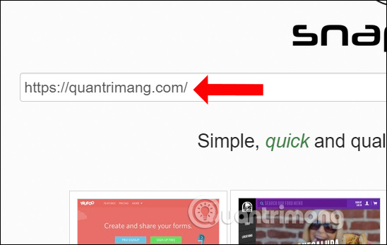 Chụp ảnh trên Snapito