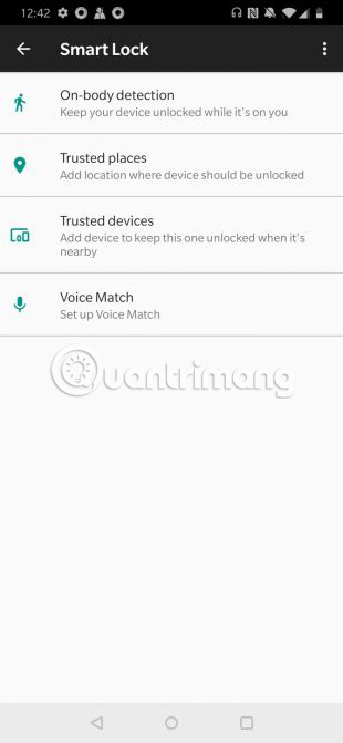 Mở bằng Smart Lock