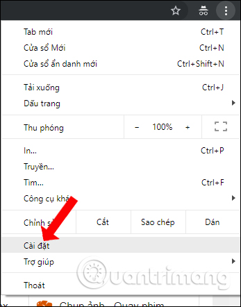 Cài đặt Chrome