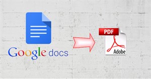 Cách chia sẻ liên kết tới Google Docs dưới dạng PDF