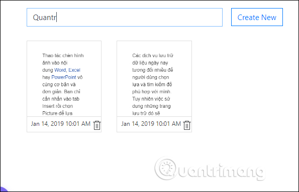 Tìm kiếm ghi chú