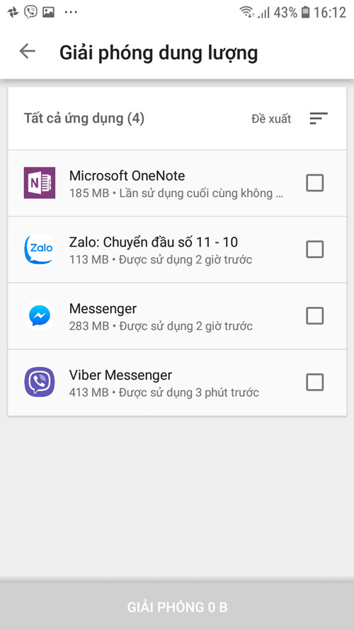 Giải phóng dung lượng