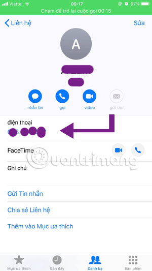 Contact interface