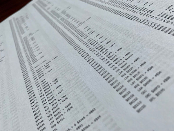 Anh chàng này đã đóng 3000 tờ dữ liệu thành quyển và rao bán trên eBay với giá 35 USD