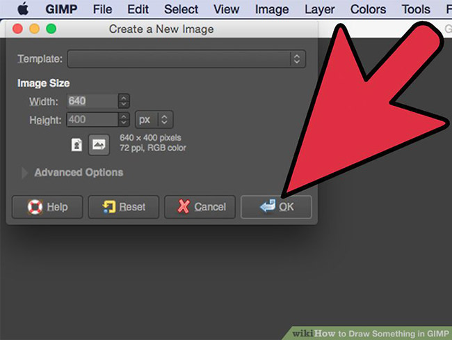Chọn kích thước