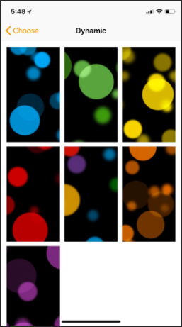 Chọn hình nền động