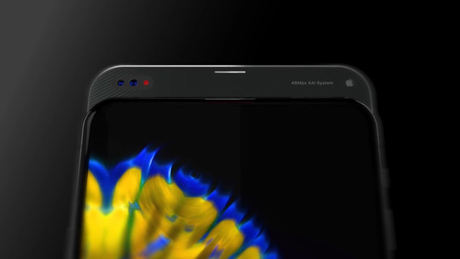 Camera trước có độ phân giải 48 MP