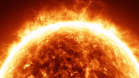 Ánh sáng Mặt Trời sẽ giúp phản xạ các màn chiếu tạo chữ trên vệ tinh