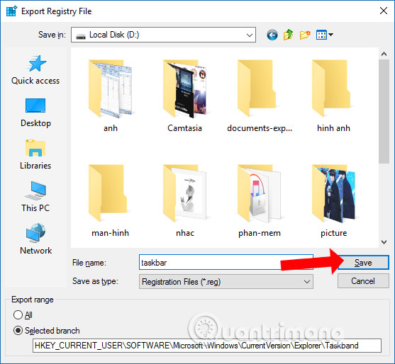 Lưu file bố cục