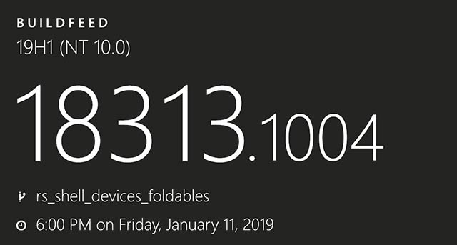 Bí danh” 18313.1004 rs_shell_devices_ Foldables cho thấy rõ ràng rằng hệ điều hành này được thiết kế dành riêng cho một dòng các thiết bị chứ không phải là một thiết bị cụ thể