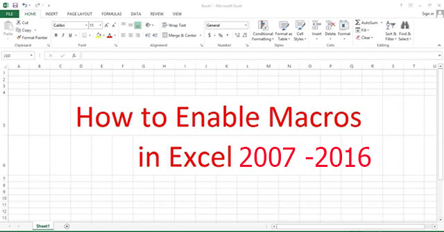 Cách bật, tắt macro trên Excel