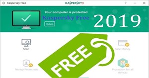 Mời tải Kaspersky Free 2019 đi kèm nhiều tính năng bảo vệ PC, hỗ trợ tiếng Việt