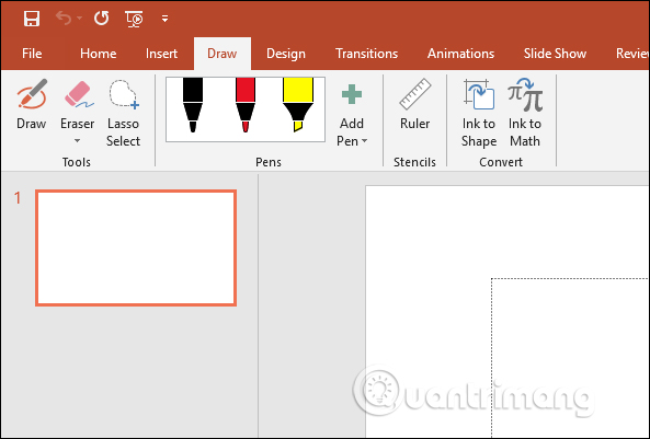 Cách dùng công cụ Draw trên PowerPoint - Ảnh minh hoạ 4