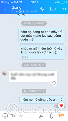 Giao diện chat