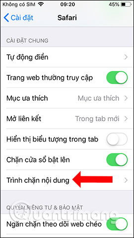 Trình chặn nội dung