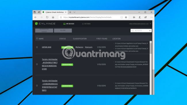 Đánh giá Cylance Smart Antivirus - Phần mềm diệt virus sử dụng công cụ trí tuệ nhân tạo - Ảnh minh hoạ 2