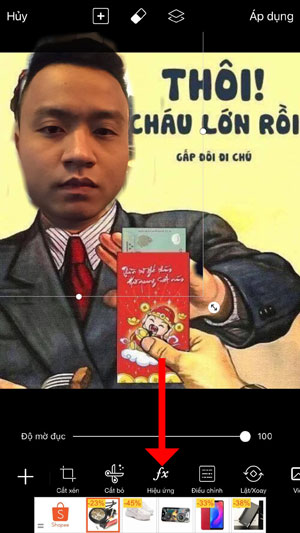 Chọn bộ lọc FX