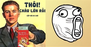 Cách ghép mặt vào ảnh "Thôi cháu lớn rồi, gấp đôi đi chú" trên điện thoại