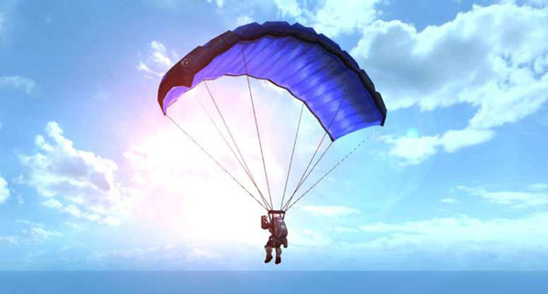 Trong "Survival Game", người chơi sẽ di chuyển bằng tàu vũ trụ và phải nhảy dù xuống một vùng đất hoang