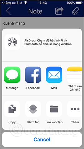 Chia sẻ nội dung