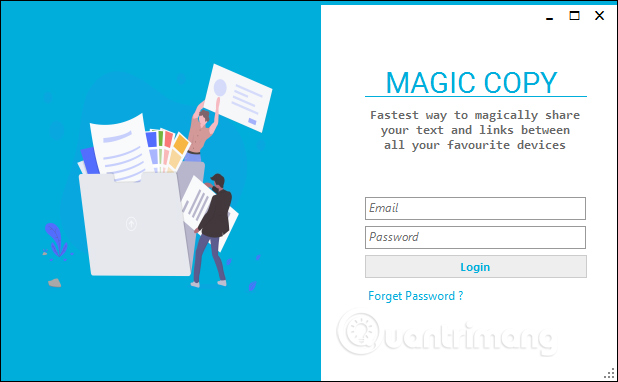Nhập thông tin tài khoản