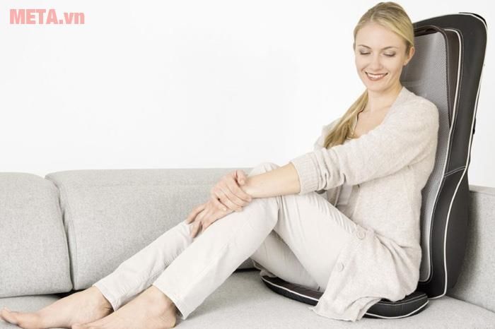 Nệm massage hồng ngoại đem đến những giờ phút thư giãn hiệu quả, thoải mái.