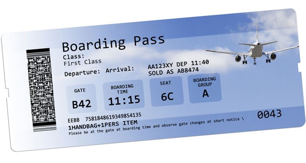 Cuống vé máy bay hay giấy dán thông tin trên hành lý… chứa nhiều thông tin của bạn, nên hãy bảo quản cẩn thận