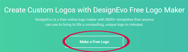 Chọn Make a Free logo
