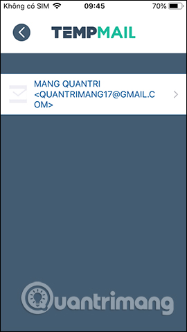 Thư mới gửi tới