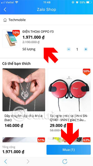 Đặt mua sản phẩm