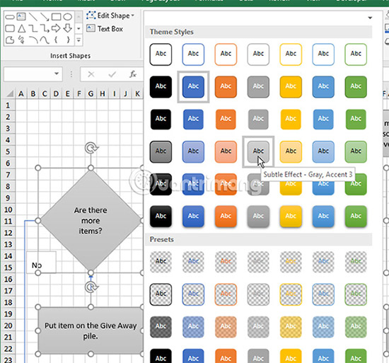 Cách vẽ lưu đồ trong Excel - Ảnh minh hoạ 15