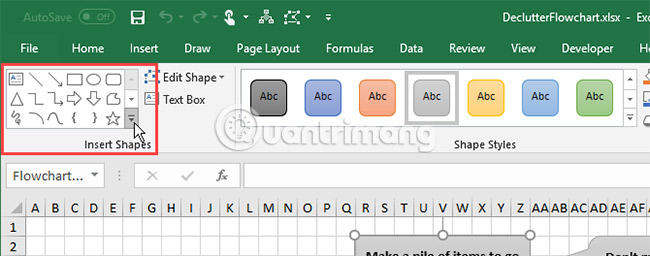 Cách vẽ lưu đồ trong Excel - Ảnh minh hoạ 7