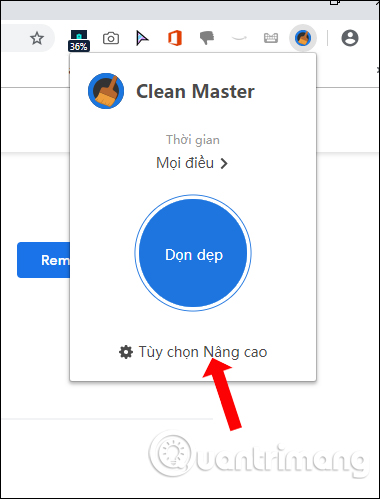 Tùy chọn nâng cao