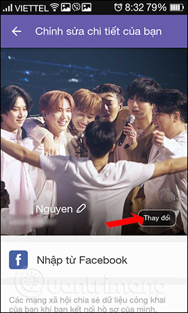 Giao diện mới Viber