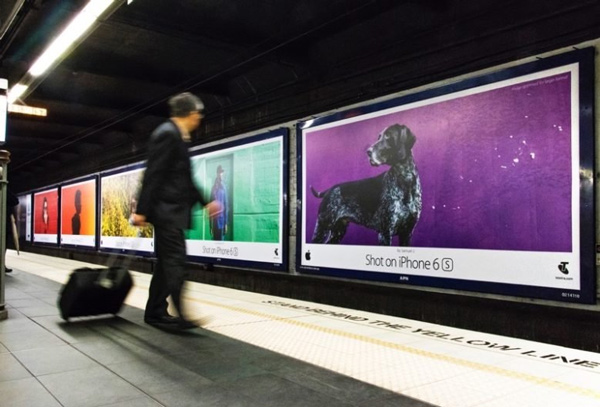 Ảnh được sử dụng trong các quảng cáo của Apple