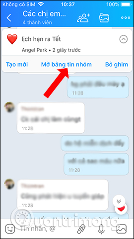 Tùy chọn ghi chú