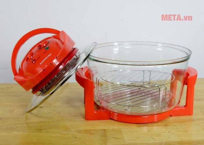 Lò nướng thủy tinh Sunhouse SH416