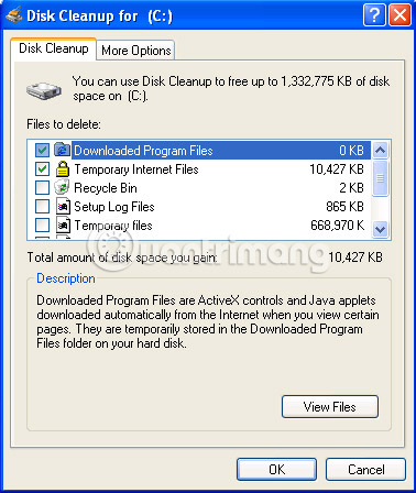 Disk Cleanup