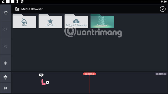 Chọn nguồn video