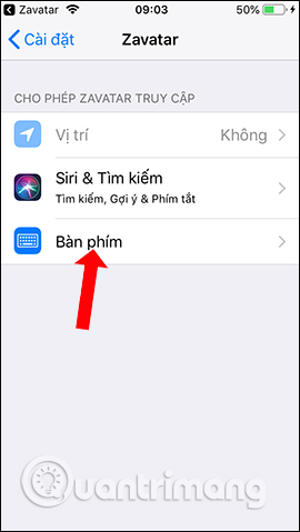 Truy cập Bàn phím