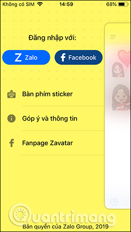 Chọn Facebook