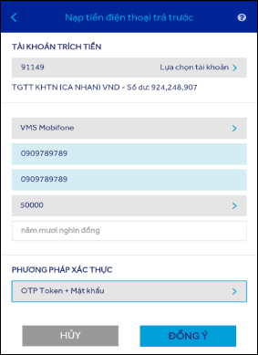 Cách thanh toán hóa đơn, dịch vụ trên ACB Online