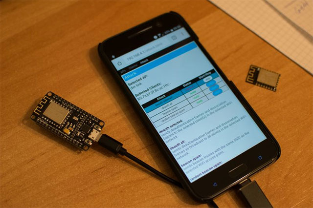 Wi-Fi deauthentication attack