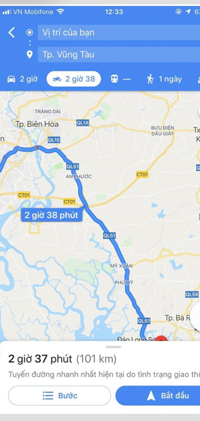 Chỉ dẫn dành cho xe máy