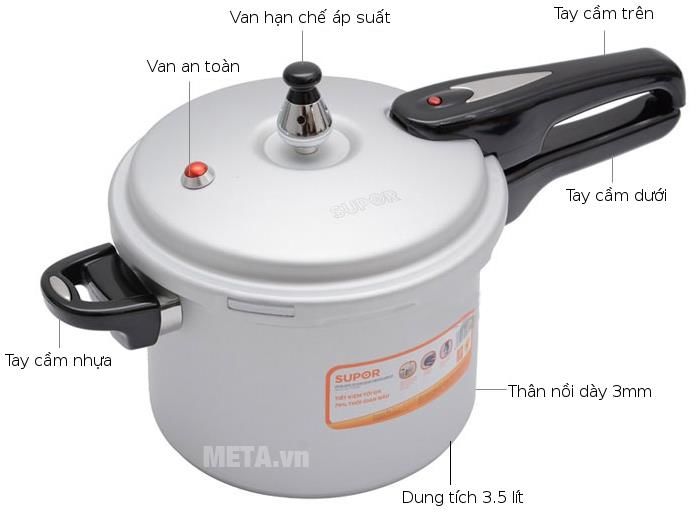 Cấu tạo nồi áp suất cơ