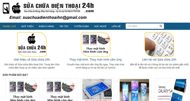 Sửa chữa điện thoại 24h
