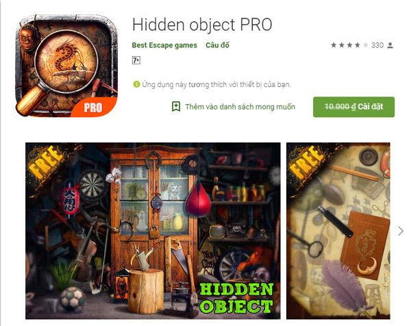 Hidden object PRO