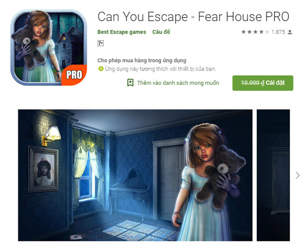 Can You Escape - Fear House PRO