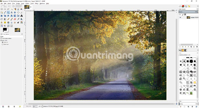 Cách xóa bất cứ chi tiết nào trong ảnh với GIMP - QuanTriMang.com