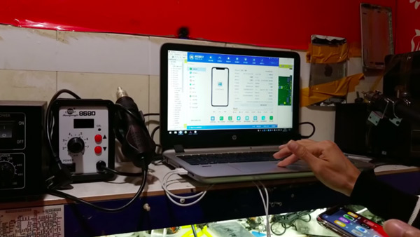 Chạy phần mềm cho máy